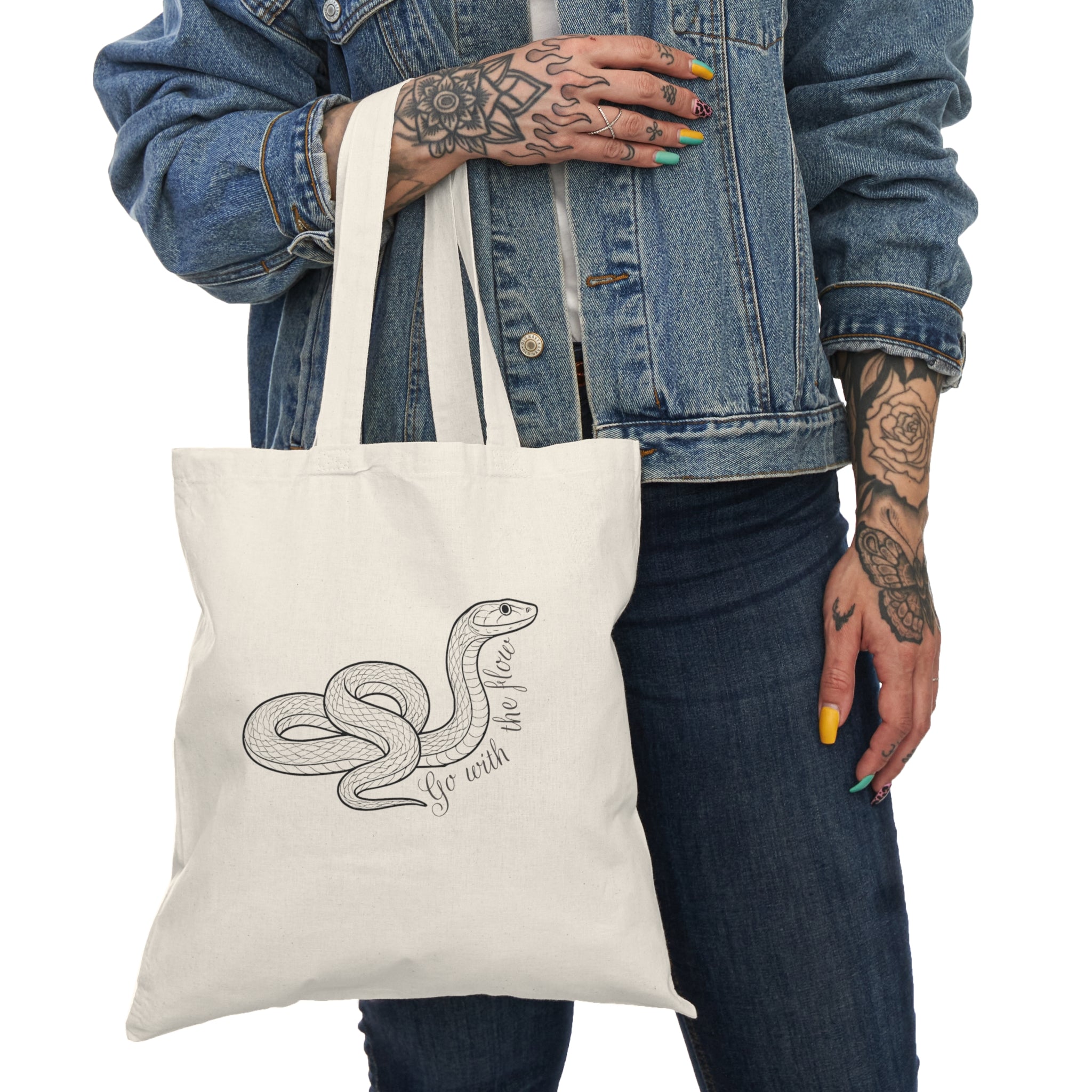 Go with the flow Tote Bag