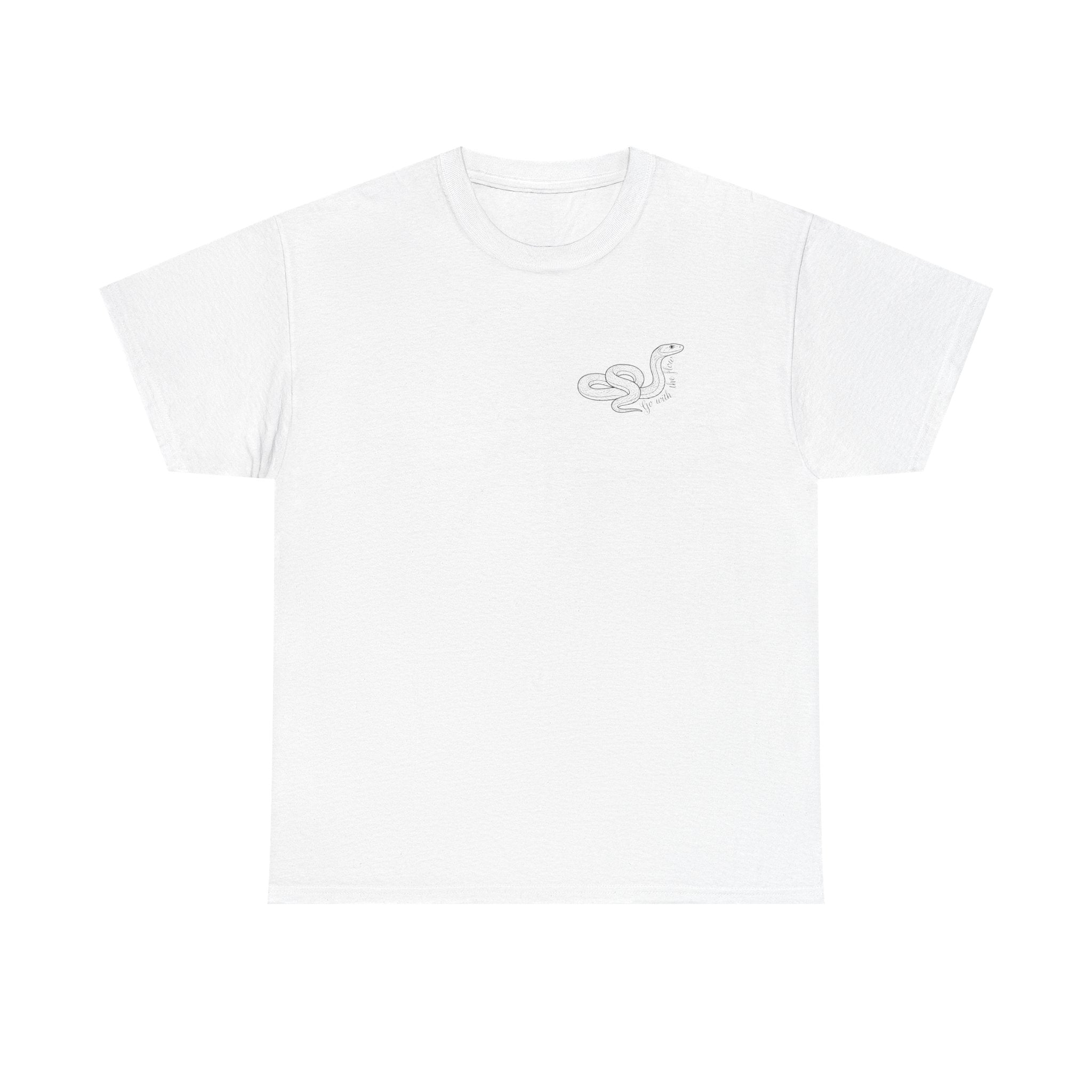 Go with the flow snake Cotton Tee