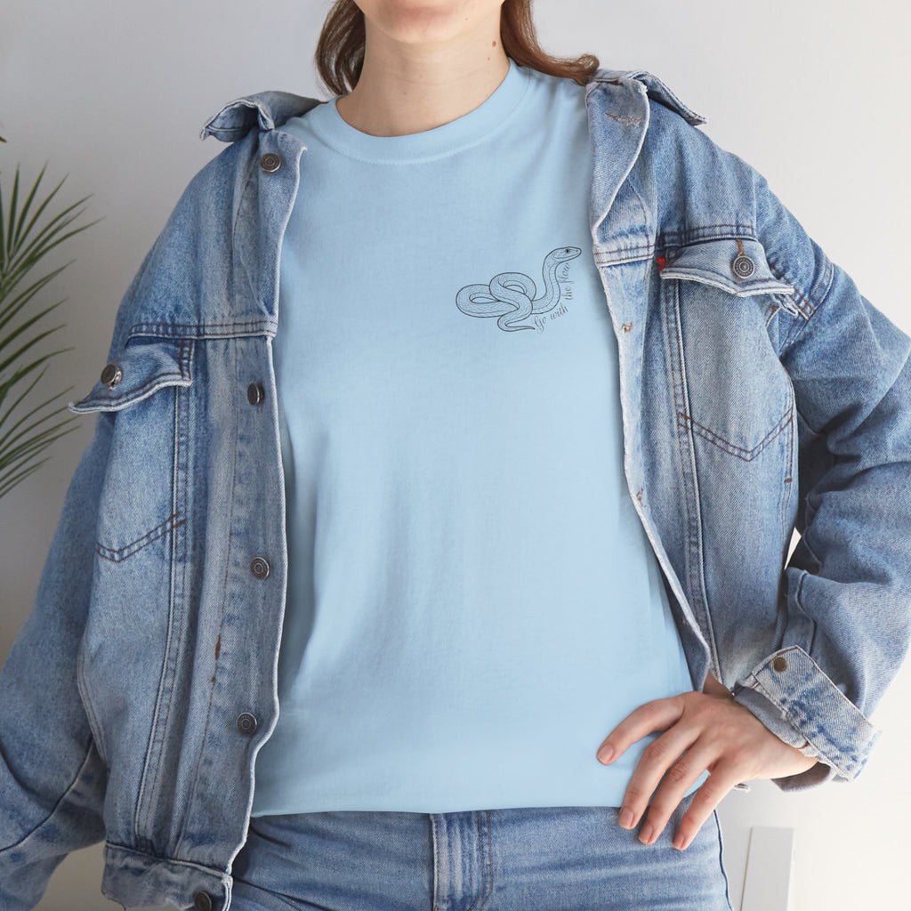 Go with the flow snake Cotton Tee