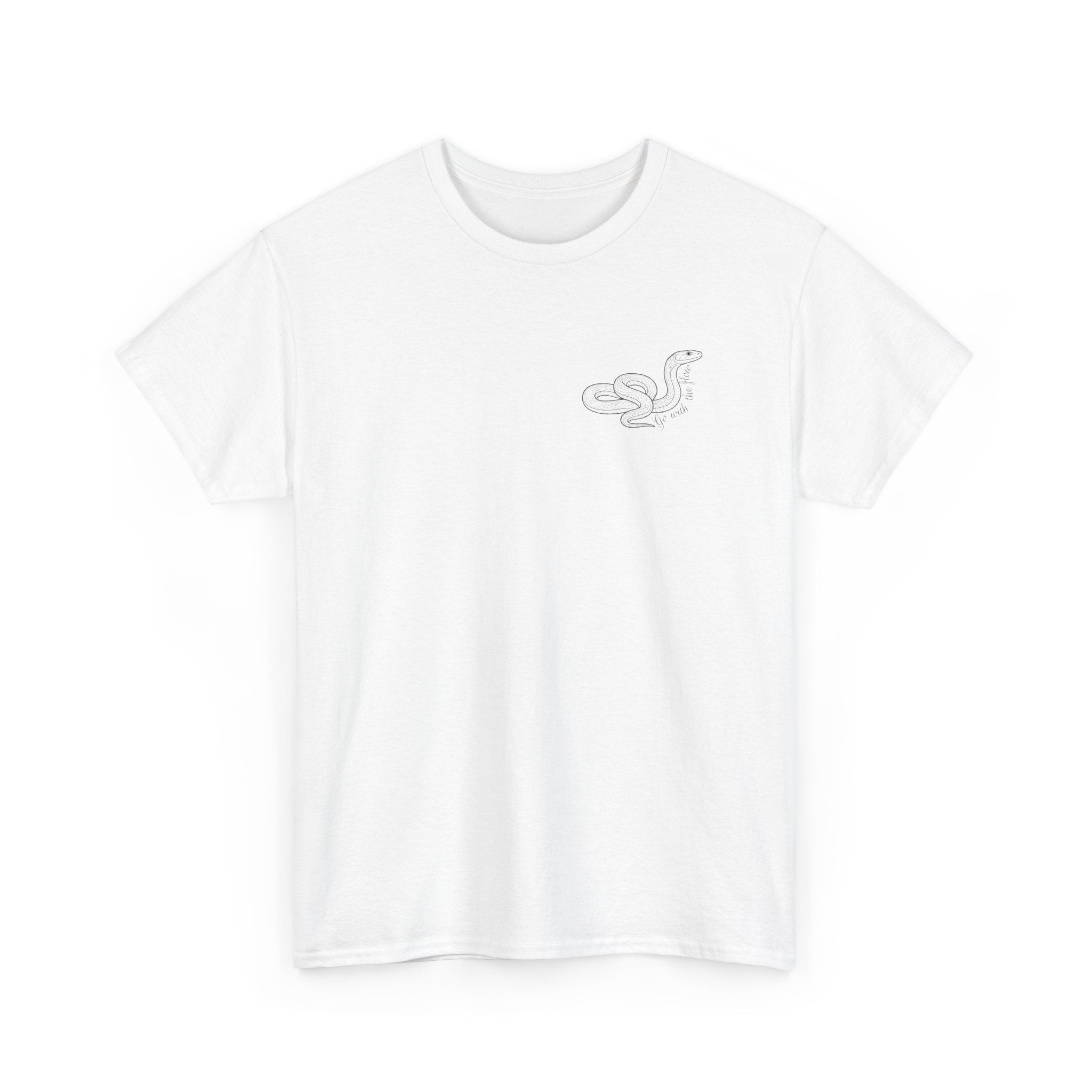 Go with the flow snake Cotton Tee