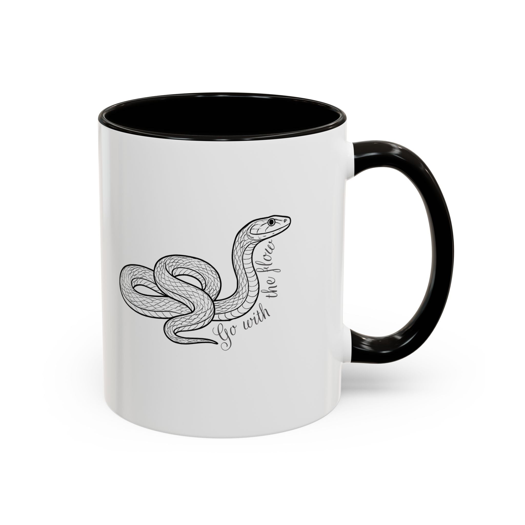 Go with the flow 11 Oz Ceramic Mug