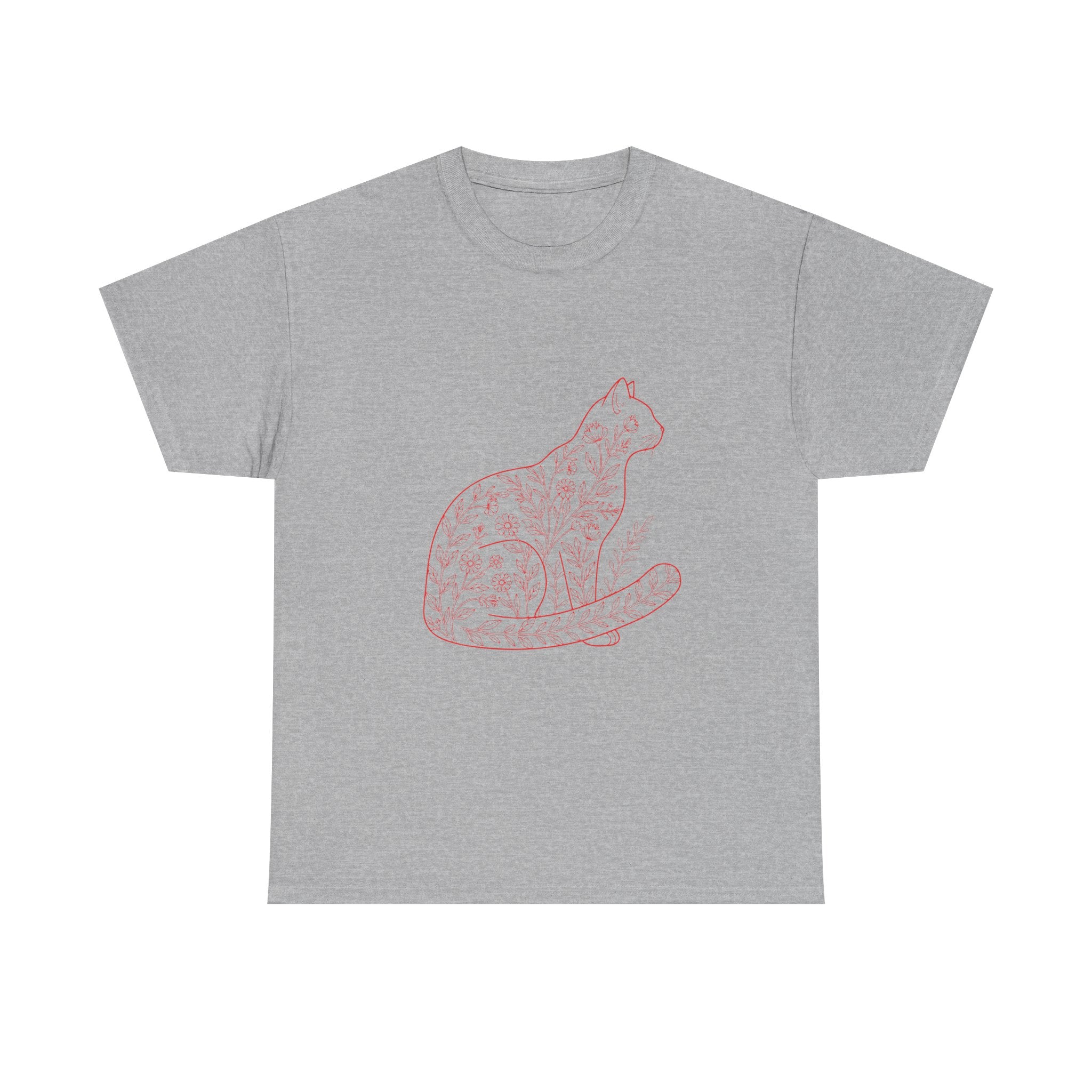 Cat theme Cotton Tee