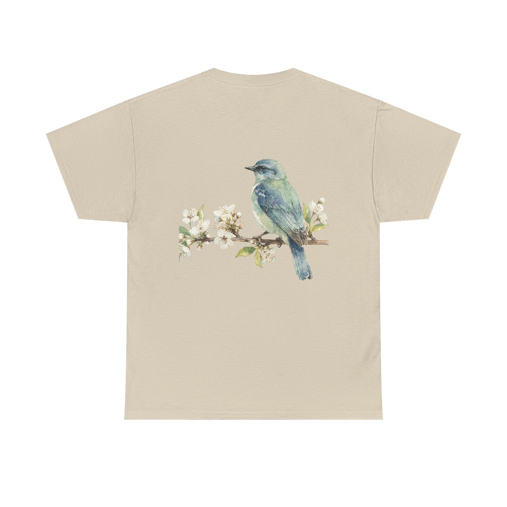 Blooming Bird Cotton Tee