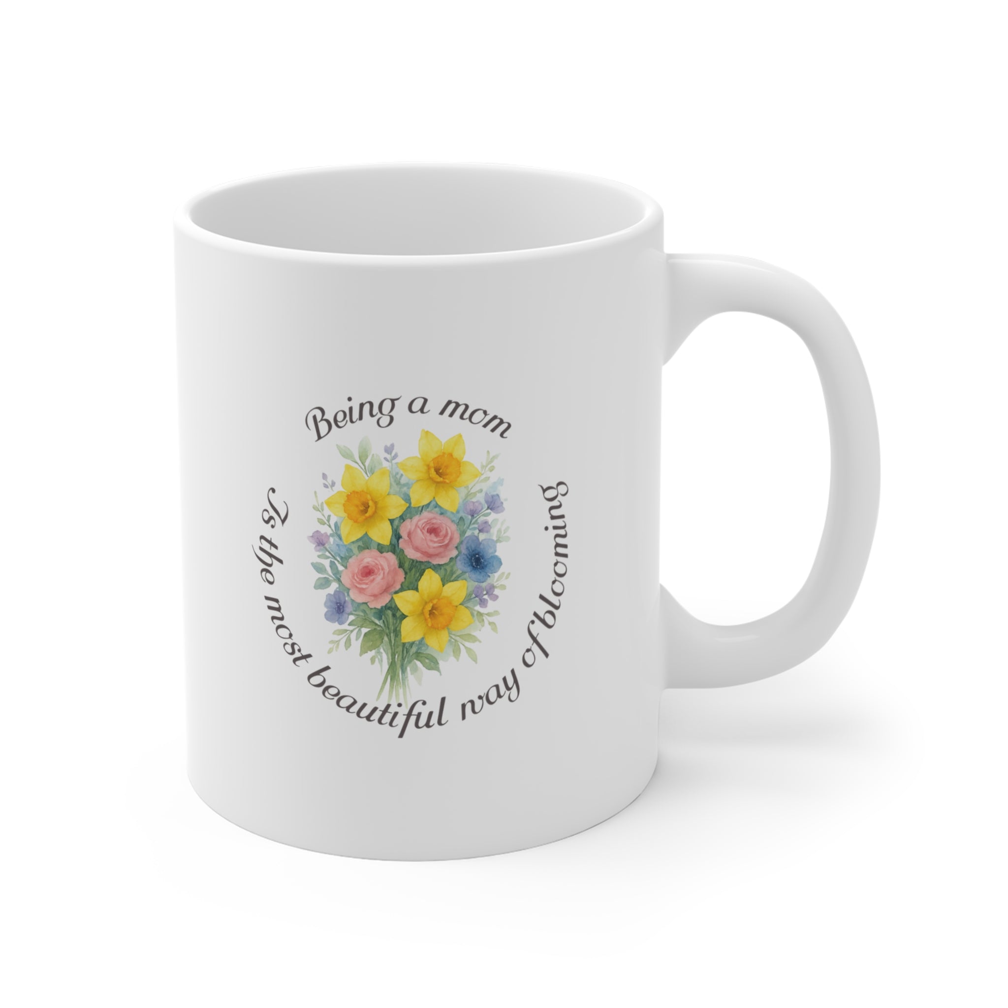 Blooming Mom 11 Oz Mug