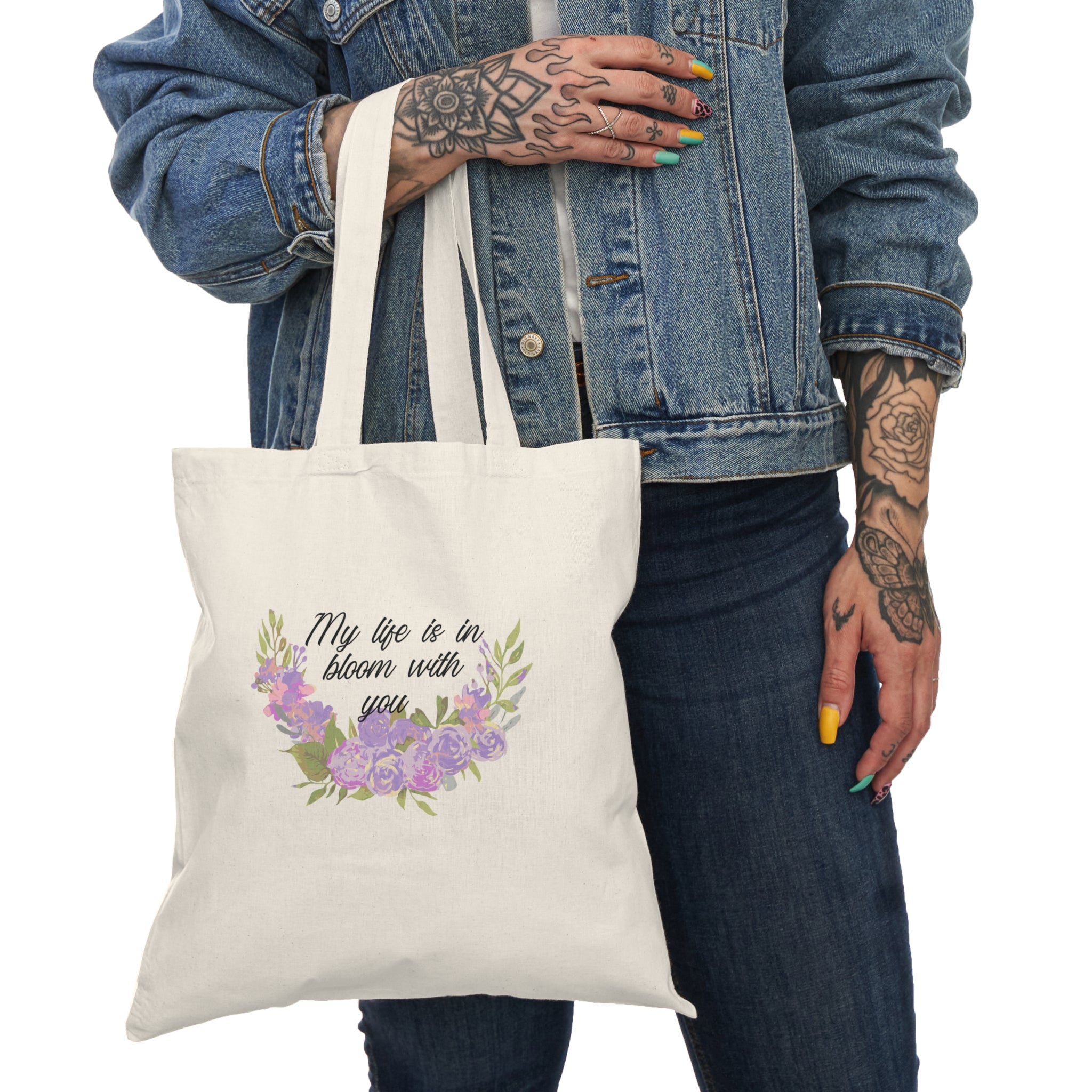 Love Bloom Tote Bag