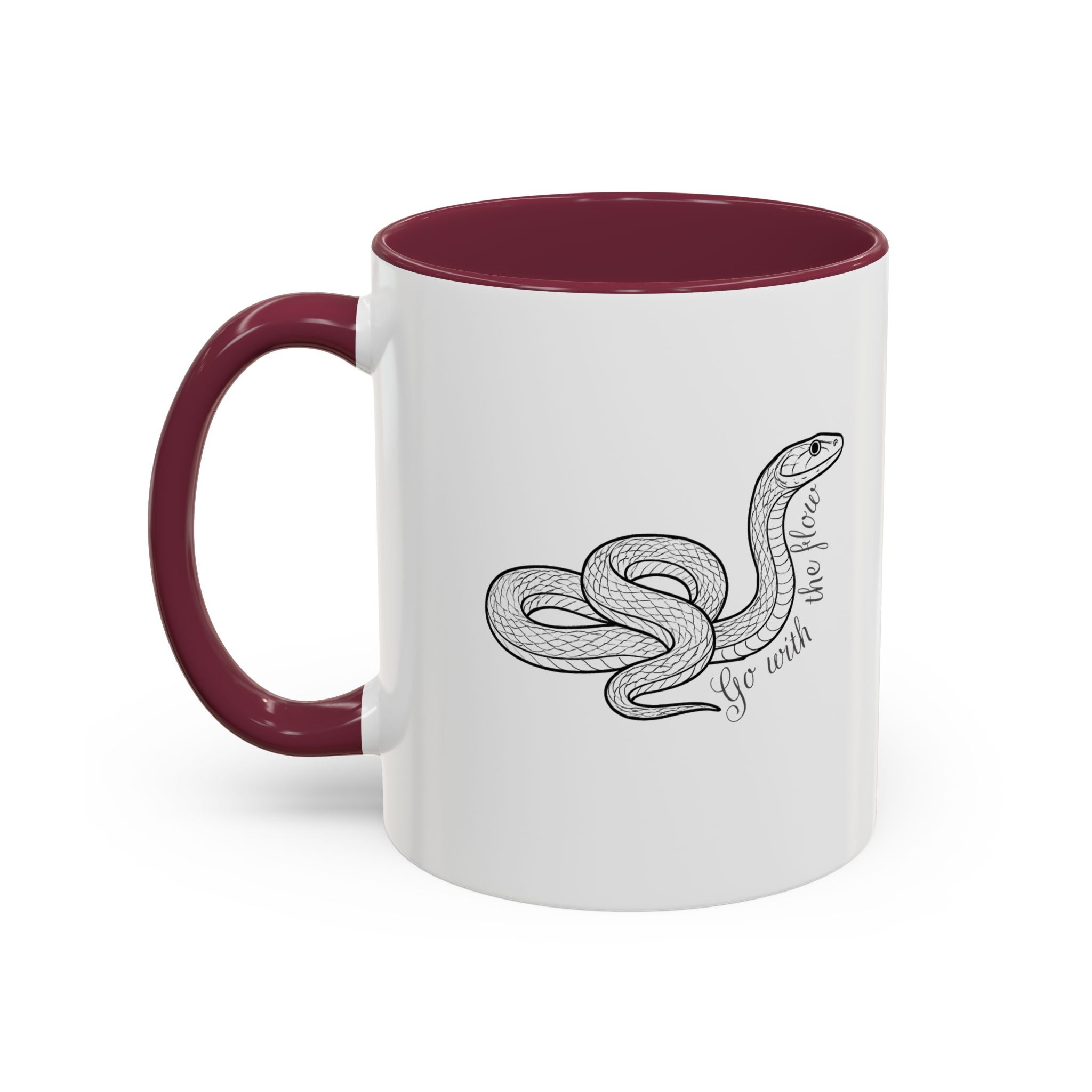 Go with the flow 11 Oz Ceramic Mug