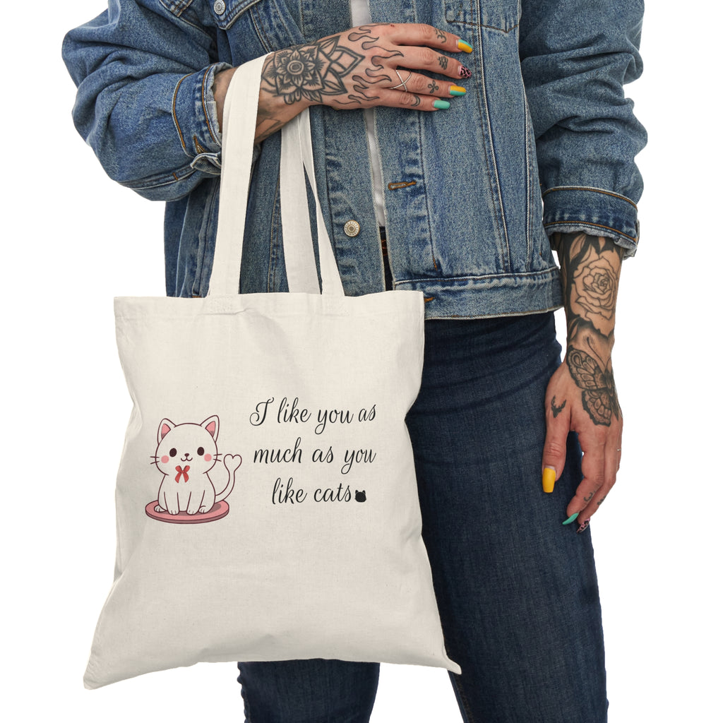 I like you as cats Tote bag