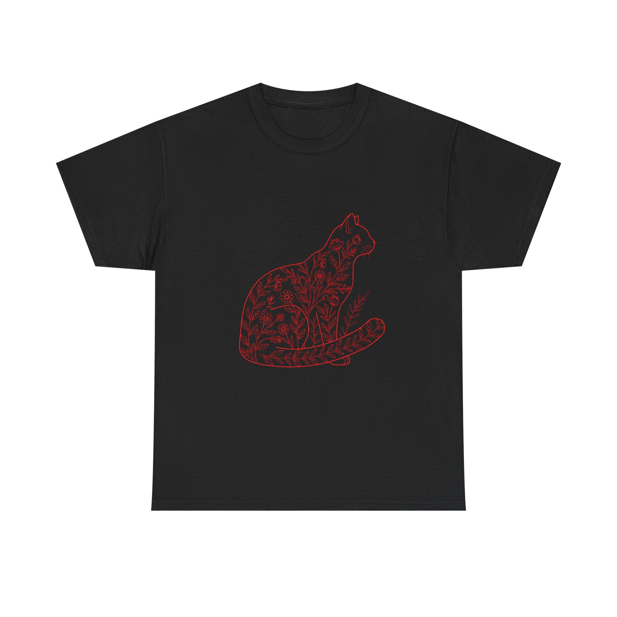 Cat theme Cotton Tee