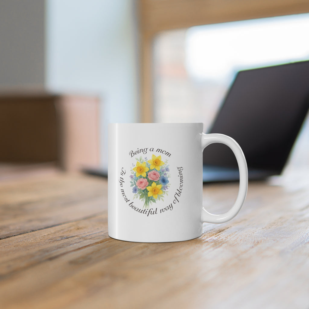 Blooming Mom 11 Oz Mug
