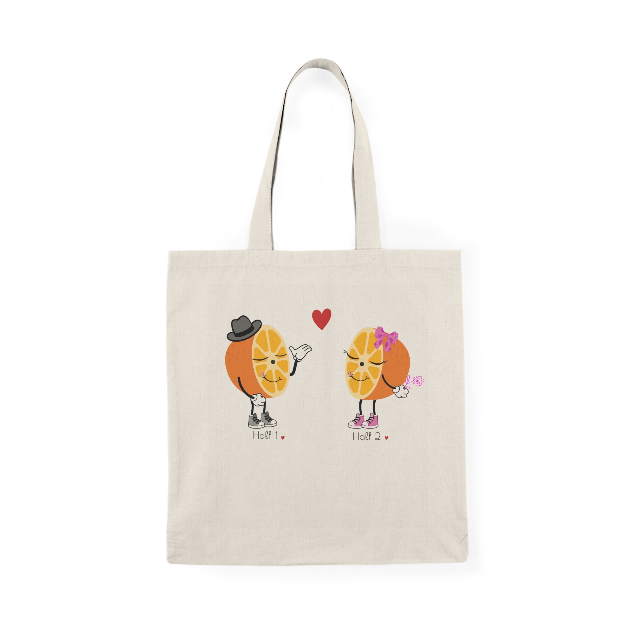 Half 1-2 oranges Tote Bag