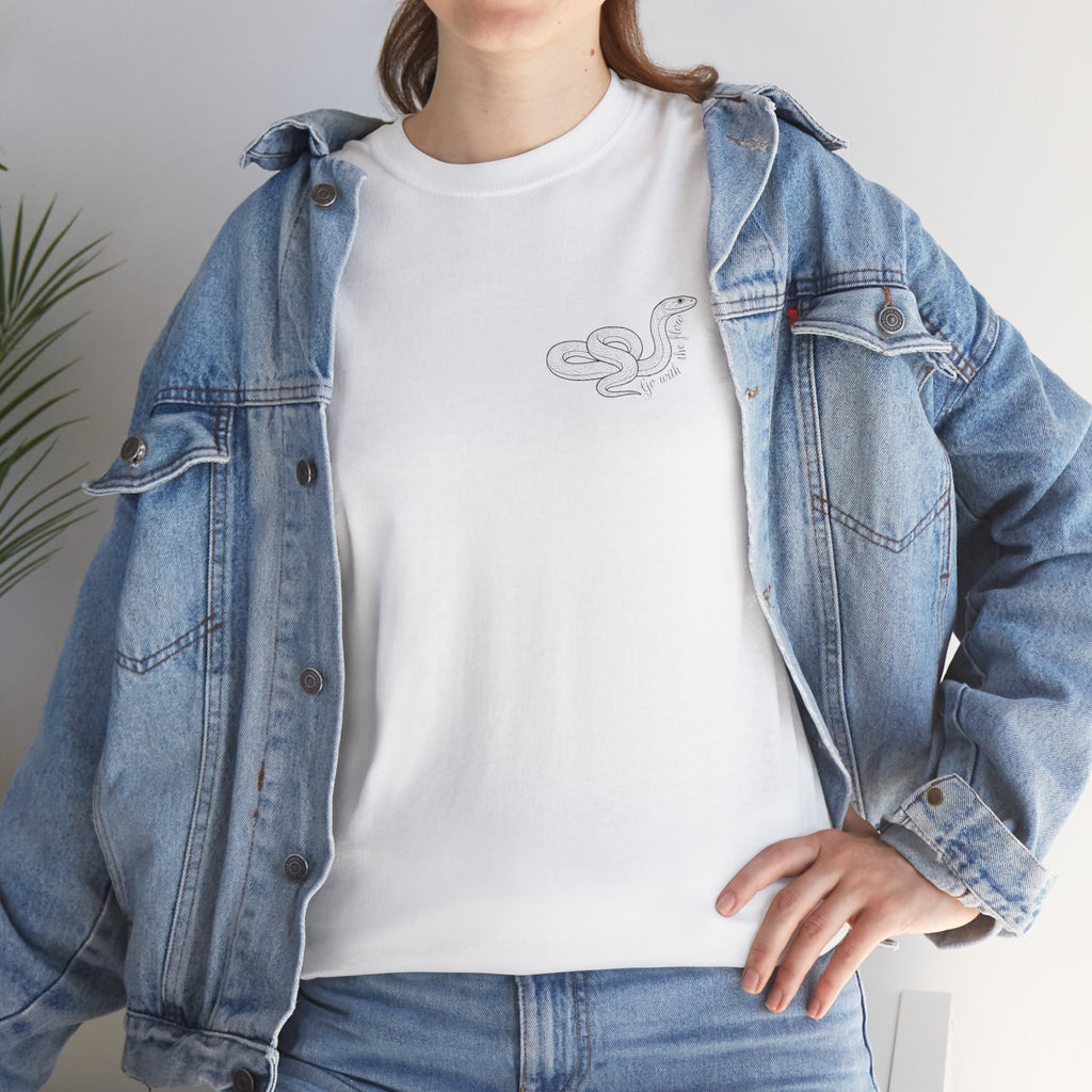 Go with the flow snake Cotton Tee