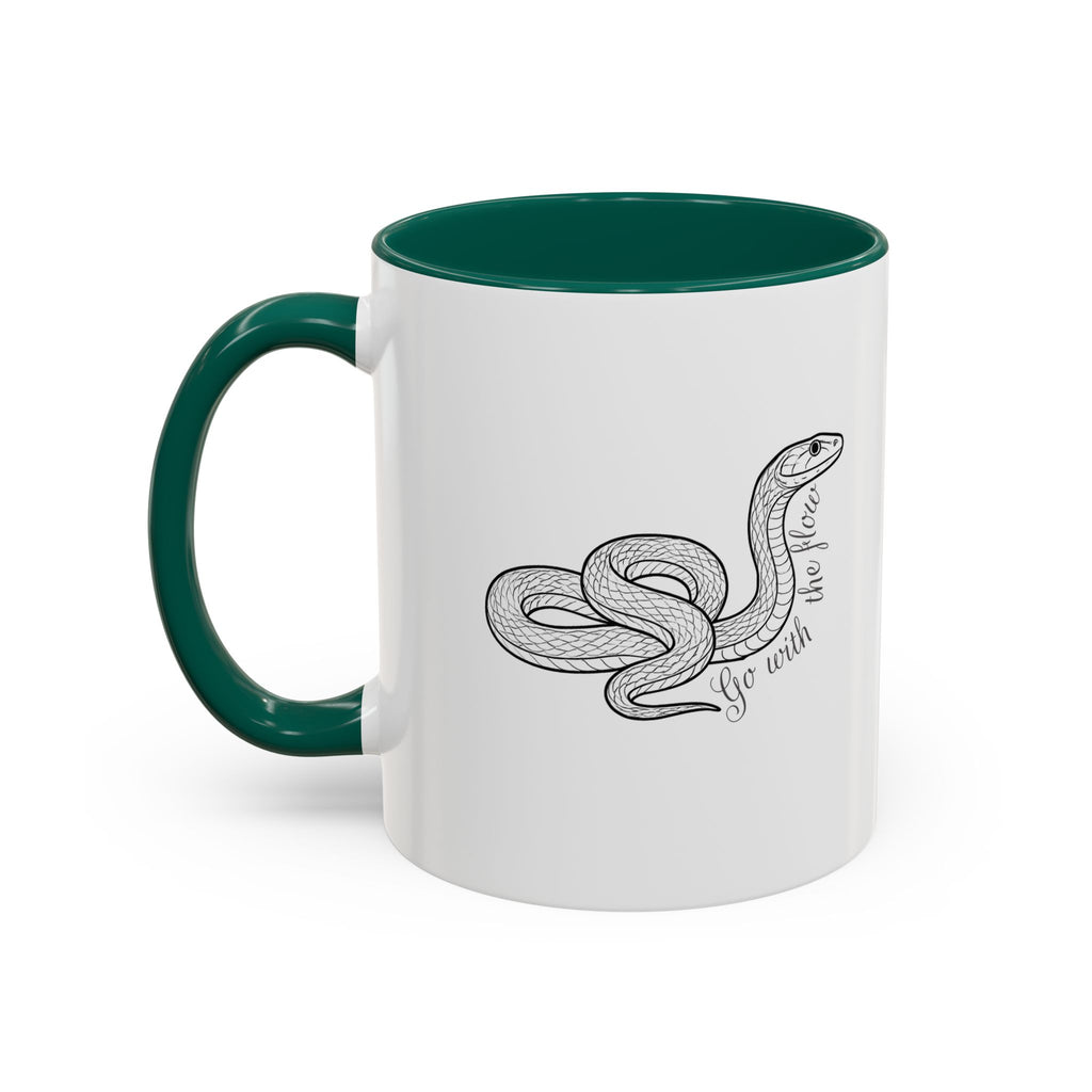 Go with the flow 11 Oz Ceramic Mug