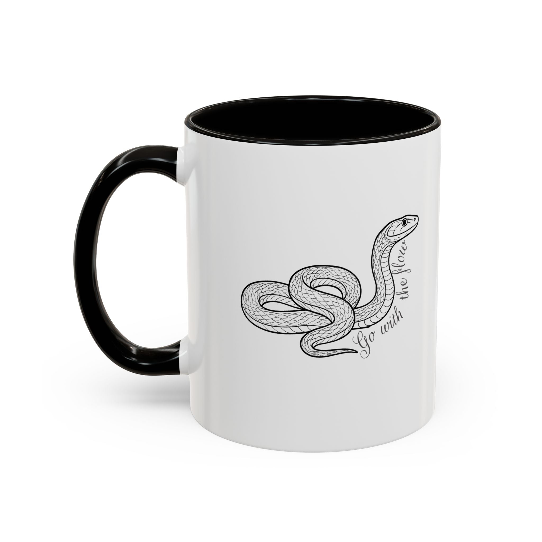 Go with the flow 11 Oz Ceramic Mug