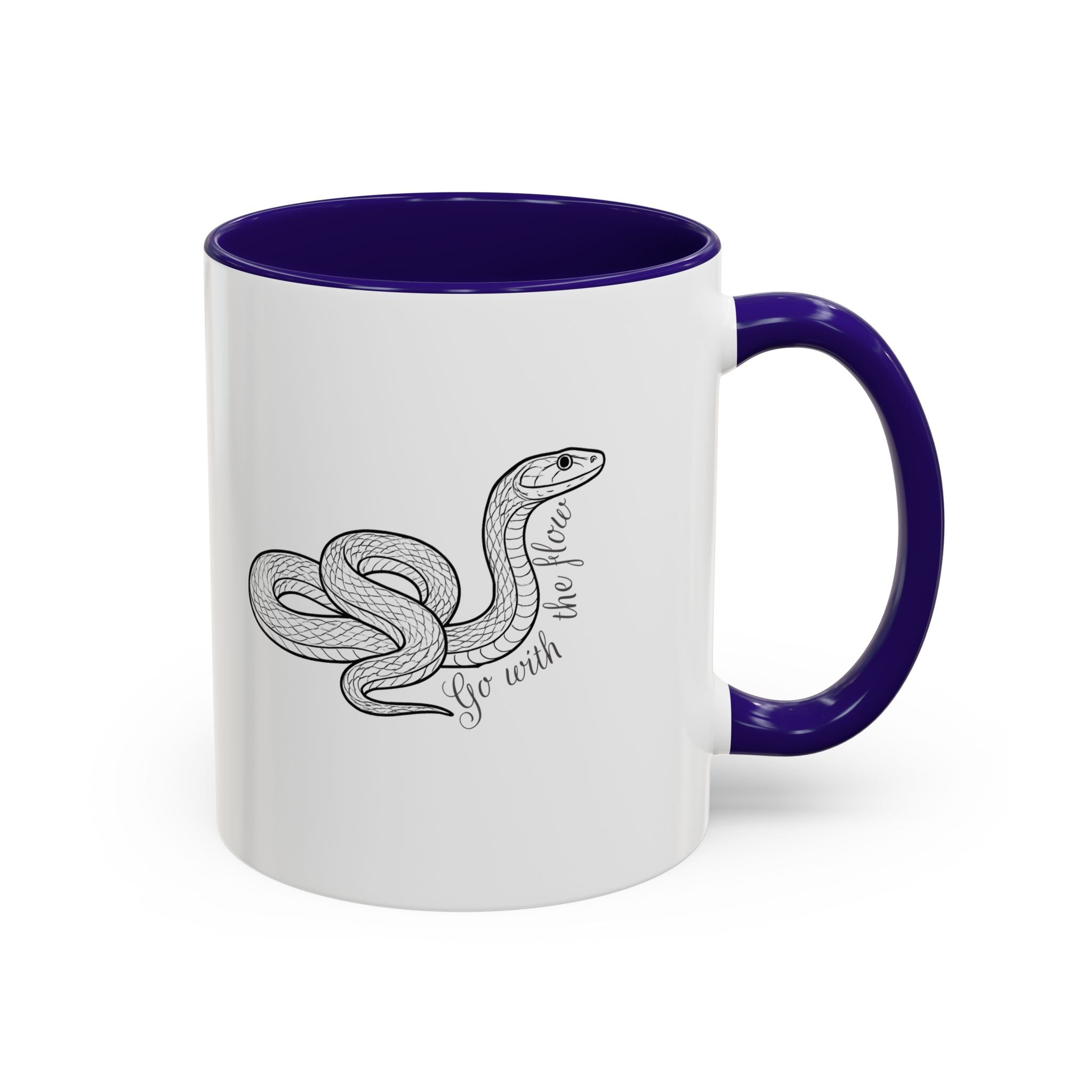 Go with the flow 11 Oz Ceramic Mug