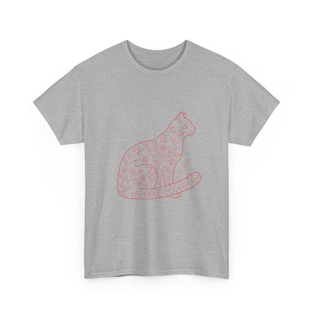 Cat theme Cotton Tee