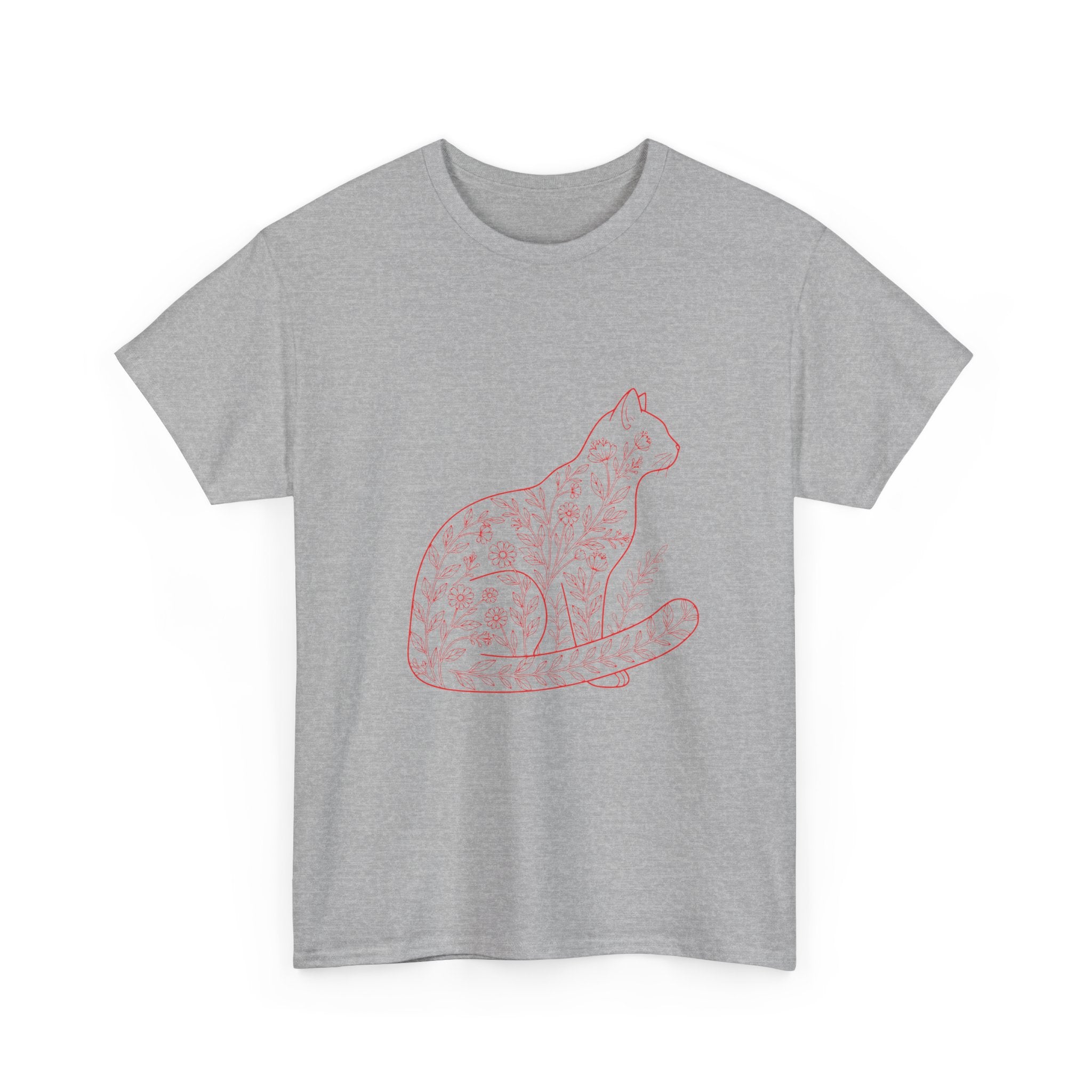 Cat theme Cotton Tee